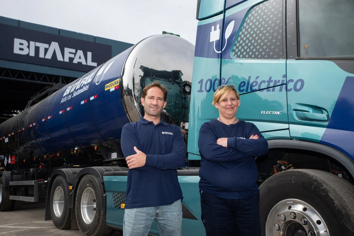 Bitafal incorpora el primer camión de gran porte 100% eléctrico del Uruguay